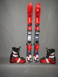 Dětské lyže HEAD PEAK 65 97cm + Lyžáky 21cm, SUPER STAV