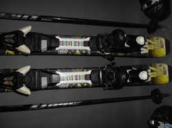 Dětské CARVINGOVÉ lyže DYNAMIC VR 07 100cm+BOTY 21,5cm+HOLE, VÝBORNÝ STAV