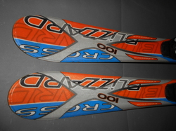Dětské CARVINGOVÉ lyže BLIZZARD 100 cm+BOTY 20,5cm, SUPER STAV 