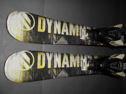 Dětské carvingové lyže DYNAMIC VR07 80cm+BOTY 17,5cm, VÝBORNÝ STAV