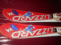 Dětské CARVINGOVÉ lyže BLIZZARD 90CM+BOTY 19,5cm, SUPER STAV