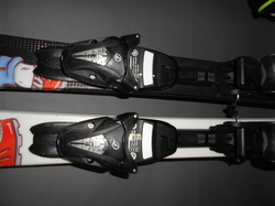 Dětské CARVINGOVÉ lyže HEAD SPARTA CUCHE 97cm+BOTY 20,5cm, VÝBORNÝ STAV