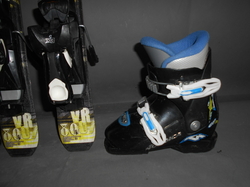Dětské carvingové lyže DYNAMIC VR07 80cm+BOTY 17,5cm, VÝBORNÝ STAV