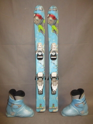 Dětské carvingové lyže DYNASTAR MY FIRST 93cm+BOTY 19,5cm, VÝBORNÝ STAV