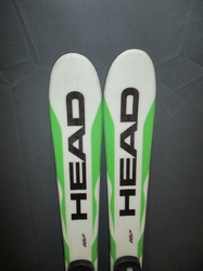 Dětské lyže HEAD SUPERSHAPE 107cm + Lyžáky 23,5cm, VÝBORNÝ STAV