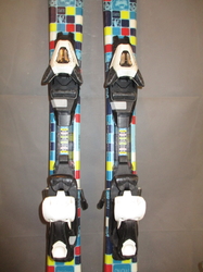 Dětské carvingové lyže TECNO PRO SNOW 110cm+BOTY 22,5cm, SUPER STAV
