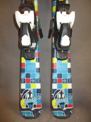 Dětské carvingové lyže TECNO PRO SNOW 110cm+BOTY 22,5cm, SUPER STAV