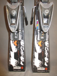 Dětské carvingové lyže ROSSIGNOL RADICAL 110cm+BOTY 22,5cm, SUPER STAV