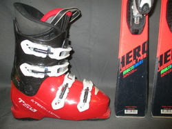 Juniorské lyže ROSSIGNOL HERO MTE 120cm + Lyžáky 24cm, SUPER STAV