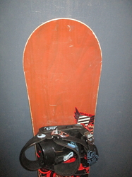 Snowboard NITRO BRAWLER 138cm + vázání, VÝBORNÝ STAV