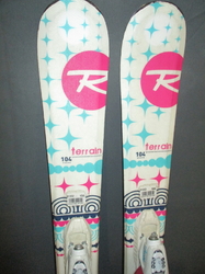Dětské lyže ROSSIGNOL TERRAIN 104cm, SUPER STAV