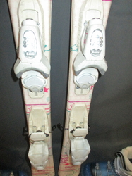 Dětské lyže ROSSIGNOL FUN GIRL 100cm + Lyžáky 20,5cm, SUPER STAV