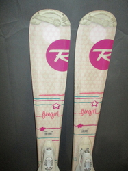 Dětské lyže ROSSIGNOL FUN GIRL 110cm + Lyžáky 23,5cm, SUPER STAV