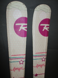 Dětské lyže ROSSIGNOL FUN GIRL 130cm + Lyžáky 25,5cm, SUPER STAV