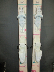 Dětské lyže ROSSIGNOL FUN GIRL 130cm + Lyžáky 25,5cm, SUPER STAV