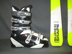 Juniorské lyže HEAD SUPERSHAPE TEAM 157cm + Lyžáky 28cm, SUPER STAV