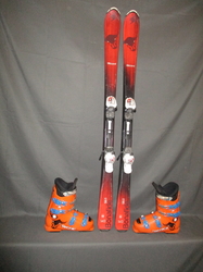 Juniorské lyže BLIZZARD BONAFIDE 140cm + Lyžáky 26,5cm, VÝBORNÝ STAV