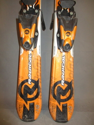 Dětské carvingové lyže ROSSIGNOL RADICAL 110cm+BOTY 22,5cm, VÝBORNÝ STAV