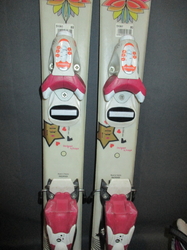 Dětské lyže ROSSIGNOL PRINCESS 80cm + Lyžáky 17,5cm, VÝBORNÝ STAV
