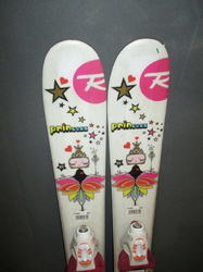 Dětské lyže ROSSIGNOL PRINCESS 93cm + Lyžáky 19,5cm, VÝBORNÝ STAV