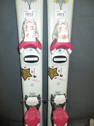 Dětské lyže ROSSIGNOL PRINCESS 93cm + Lyžáky 19,5cm, VÝBORNÝ STAV