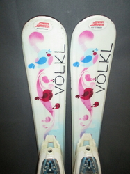 Dětské lyže VÖLKL CHICA 90cm + Lyžáky 19,5cm, VÝBORNÝ STAV