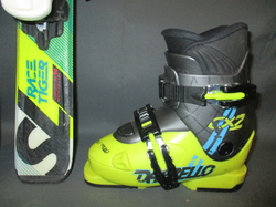 Dětské lyže VÖLKL RACETIGER SL 90cm + Lyžáky 19,5cm, VÝBORNÝ STAV
