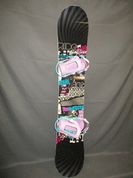 Snowboard RIDE RAPTURE 154cm + nové vázání, SUPER STAV