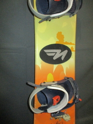 Snowboard NIDECKER DRAGON 139cm + vázání, VÝBORNÝ STAV