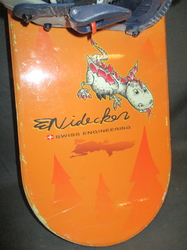 Snowboard NIDECKER DRAGON 139cm + vázání, VÝBORNÝ STAV