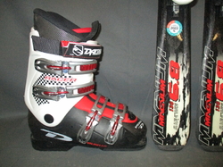 Juniorské lyže BLIZZARD MAGNUM 6.8 130cm + Lyžáky 25,5cm, VÝBORNÝ STAV