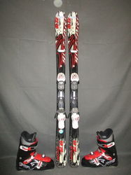 Juniorské lyže BLIZZARD MAGNUM 6.8 130cm + Lyžáky 25,5cm, VÝBORNÝ STAV