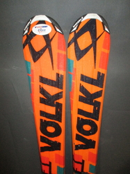 Juniorské lyže VÖLKL RACETIGER 130cm + Lyžáky 25,5cm, VÝBORNÝ STAV