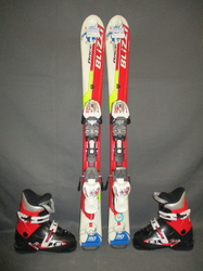Dětské lyže BLIZZARD RACE 90cm + Lyžáky 18,5cm, VÝBORNÝ STAV
