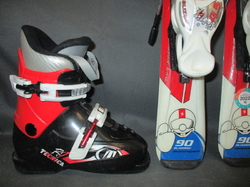Dětské lyže BLIZZARD RACE 90cm + Lyžáky 18,5cm, VÝBORNÝ STAV