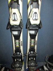 Dětské lyže SALOMON 24HRS 90cm + Lyžáky 19cm, VÝBORNÝ STAV