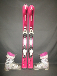 Dětské lyže ATOMIC VANTAGE 110cm + Lyžáky 22,5cm, VÝBORNÝ STAV