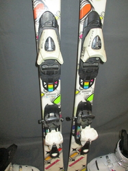 Juniorské lyže ROSSIGNOL DIVA 120cm + Lyžáky 23,5cm, VÝBORNÝ STAV