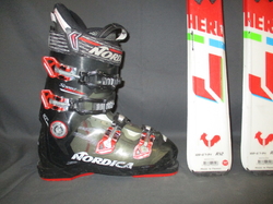 Juniorské lyže ROSSIGNOL HERO 140cm + Lyžáky 26cm, VÝBORNÝ STAV
