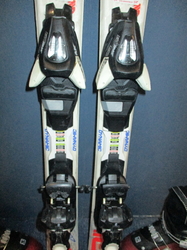 Dětské lyže DYNAMIC VR 07 90cm + Lyžáky 19cm, SUPER STAV