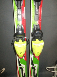 Juniorské lyže ELAN EXAR 140cm + Lyžáky 25cm, SUPER STAV