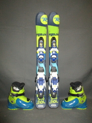 Dětské lyže ROSSIGNOL TERRAIN 80cm + Lyžáky 16,5cm, VÝBORNÝ STAV