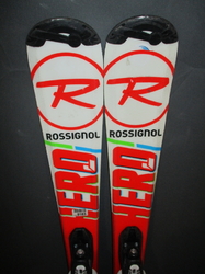 Dětské lyže ROSSIGNOL HERO 110cm + Lyžáky 22,5cm, VÝBORNÝ STAV