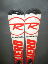 Juniorské lyže ROSSIGNOL HERO 120cm + Lyžáky 24,5cm, VÝBORNÝ STAV