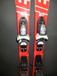 Juniorské lyže ROSSIGNOL HERO 120cm + Lyžáky 24,5cm, VÝBORNÝ STAV