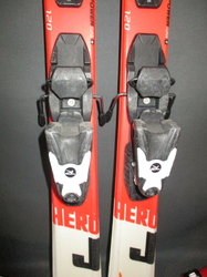 Juniorské lyže ROSSIGNOL HERO 120cm + Lyžáky 24,5cm, VÝBORNÝ STAV