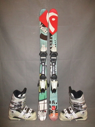 Juniorské lyže HEAD SOUPHEAD 117cm + Lyžáky 23,5cm, VÝBORNÝ STAV