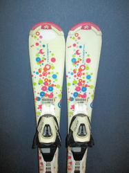 Dětské lyže TECNO PRO SWEETY 80cm + Lyžáky 18,5cm, VÝBORNÝ STAV