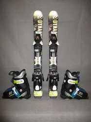 Dětské lyže DYNAMIC VR 07 70cm + Lyžáky 16,5cm, SUPER STAV