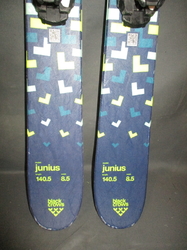 Juniorské all mountain lyže BLACK CROWS JUNIUS 19/20 140cm, VÝBORNÝ STAV